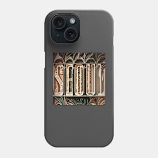 Seoul Hidden in Illustration of Architecture Tshirt Phone Case