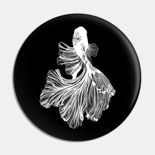 Siamese fighting fish Pin