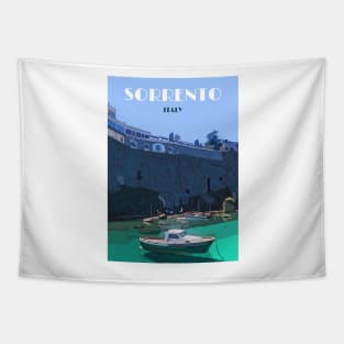 Sorrento Travel Poster Print Tapestry