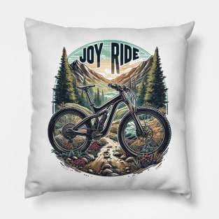 Bike Surrounded By Nature, Joy Ride Pillow