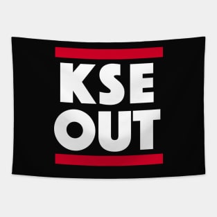 KSE Out! // Kroenke Out Protest Tapestry