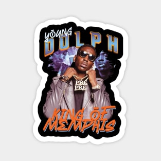 King of Memphis Young Dolph Magnet