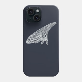 Treehopper Ink Art - cute insect design - on navy blue Phone Case