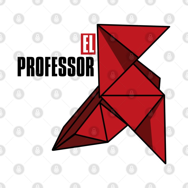 El professor paper origami- la casa de papel by FunartsbyM