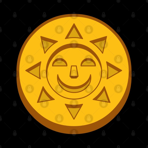 Treasure of the Golden Suns Coin by RobotGhost