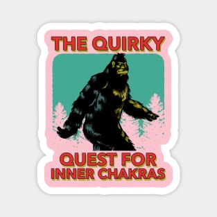 The Quirkly Quest for Inner Chakras Ironic Face Yoga Magnet