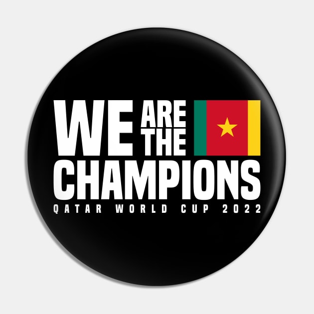 Qatar World Cup Champions 2022 - Cameroon Pin by Den Vector