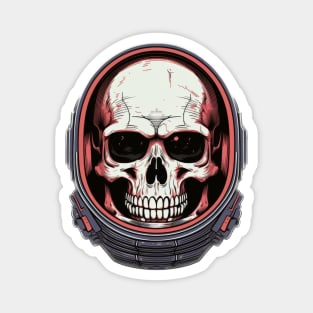 Skull with Helmet Magnet