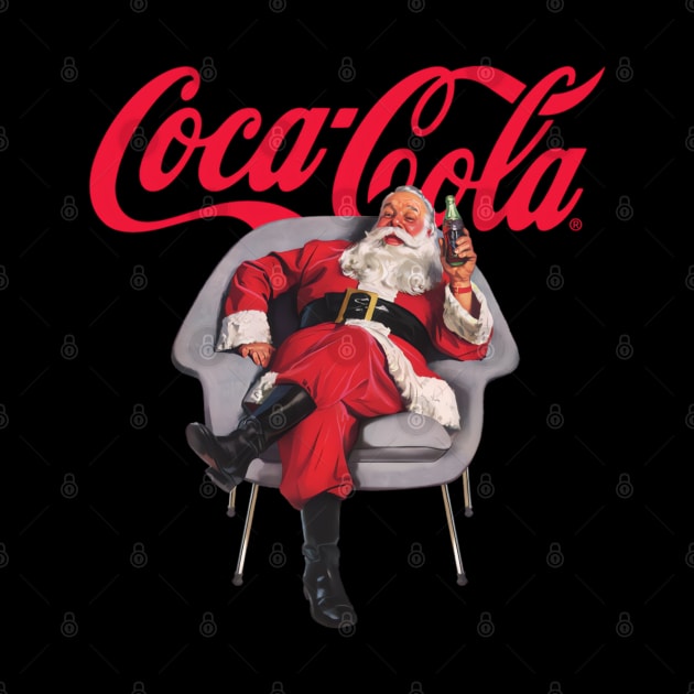 Coca Cola  Santa Holiday and Dinking by Origami Fashion