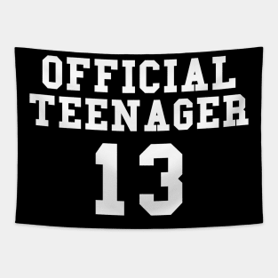 Official Teenager Birthday 13th Years Old Tapestry
