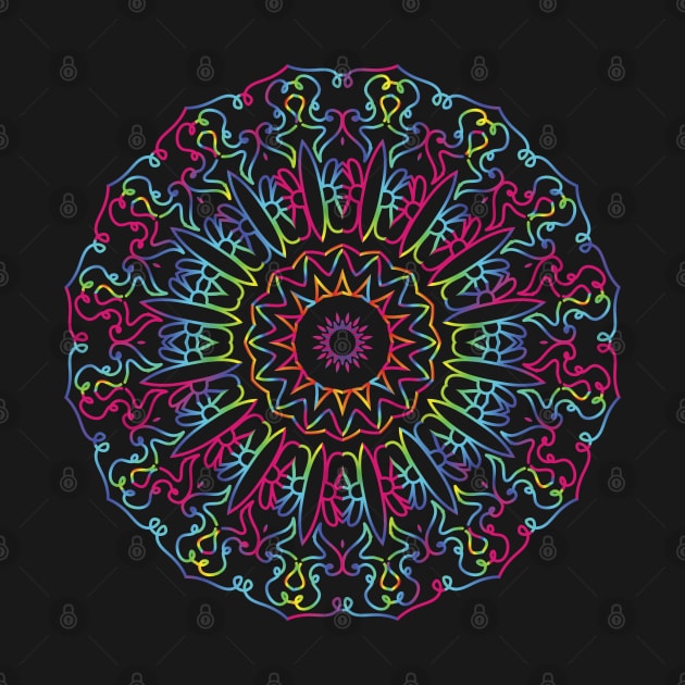 Mandala Rainbow 02607 by krakkor