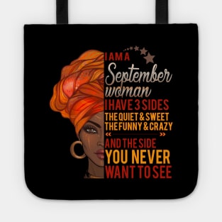 I'm A September Woman - Girls Women Birthday Gifts Tote