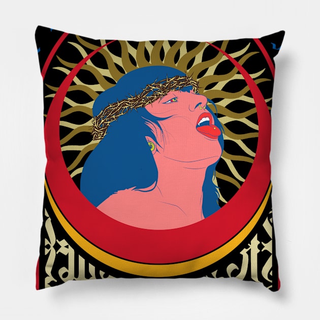 Salvation Pillow by VISUALDIARY