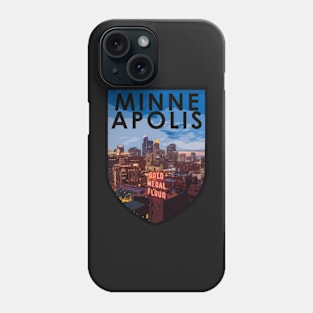 Minneapolis Skyline Night Phone Case