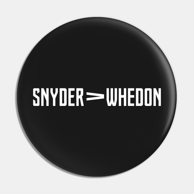 SNYDER IS GREATER Pin by DCFILMSSHIRTS