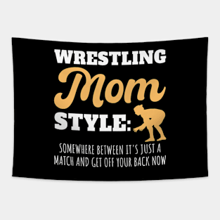 Wrestling Mom Style Tapestry