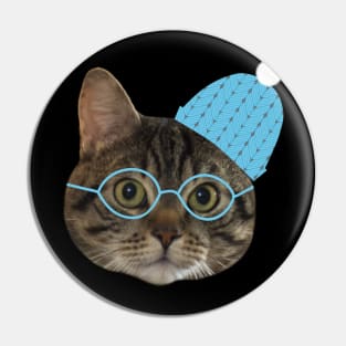 Cat with hat Pin