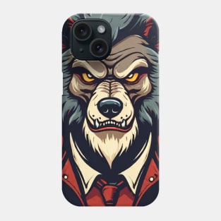 Hipster Werewolf Phone Case