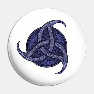 Trinity Knot - Purple Pin