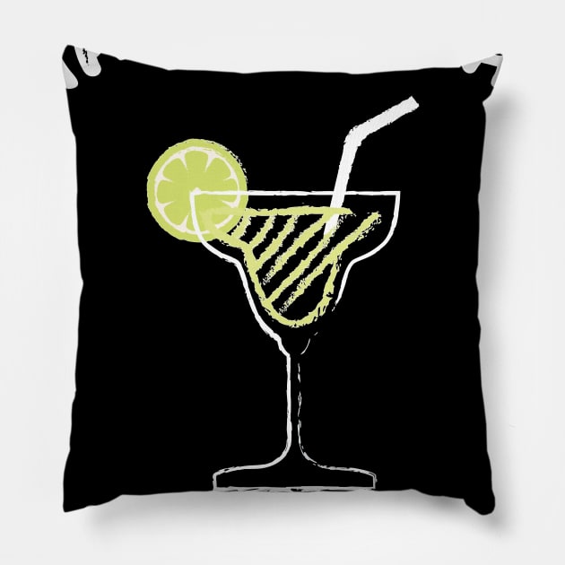 Margaritas made me do it Pillow by captainmood