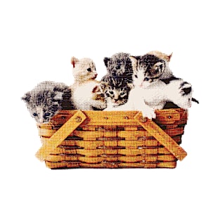 Kittens in a Basket T-Shirt