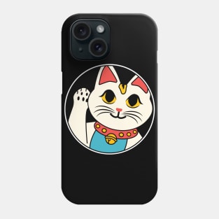 Japanese Lucky Cat - Maneki neko - Good Forture - Birthday Gift For mothers day Phone Case