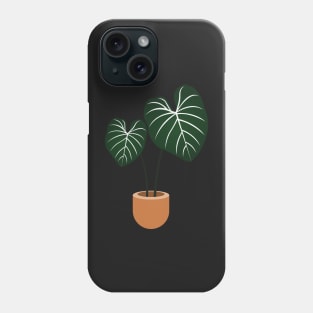 Philodendron gloriosum plant Phone Case