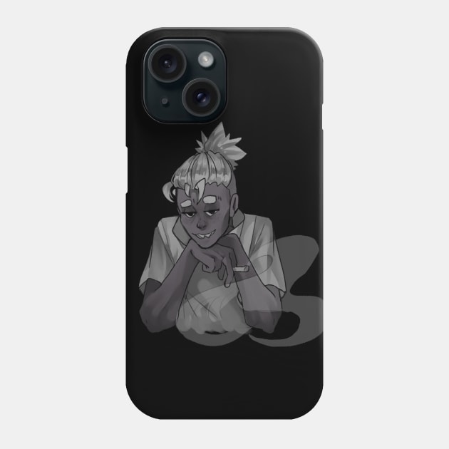 SwapFell Papyrus Humanization Sketch Phone Case by WiliamGlowing