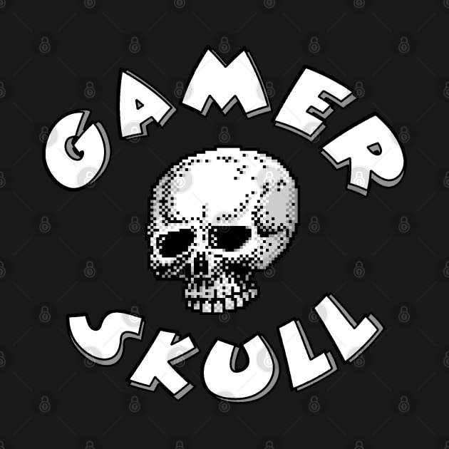 8 Bit Skull by 8 Fists of Tees