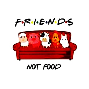 friends not food eating animals is weird T-Shirt