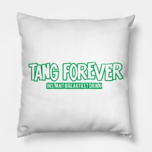 Tang Forever Instant Breakfast Drink White Green Pillow