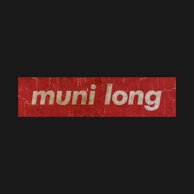 Muni Long - RECTANGLE RED VINTAGE by GLOBALARTWORD