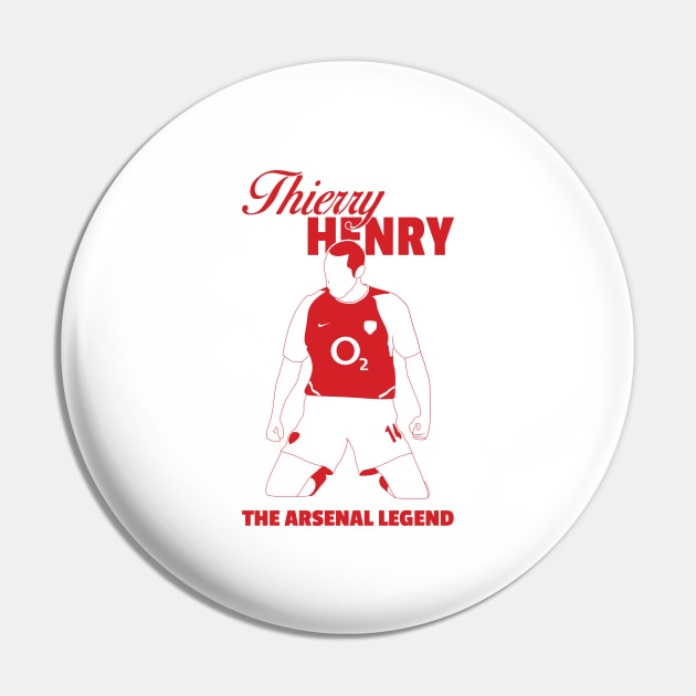 The Arsenal Legend Pin by kindacoolbutnotreally