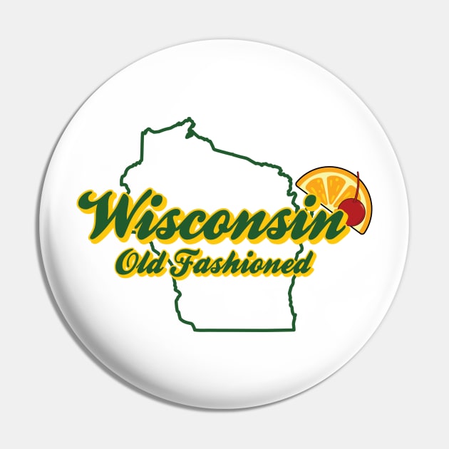 Wisconsin Old Fashioned Green Bay Pin by KevinWillms1