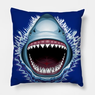 Shark Jaws Attack Pillow