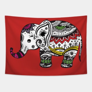 Oriental Cute Elephant - Tapestry