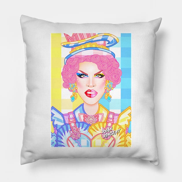 QUEEN Pillow by ryanvincentart