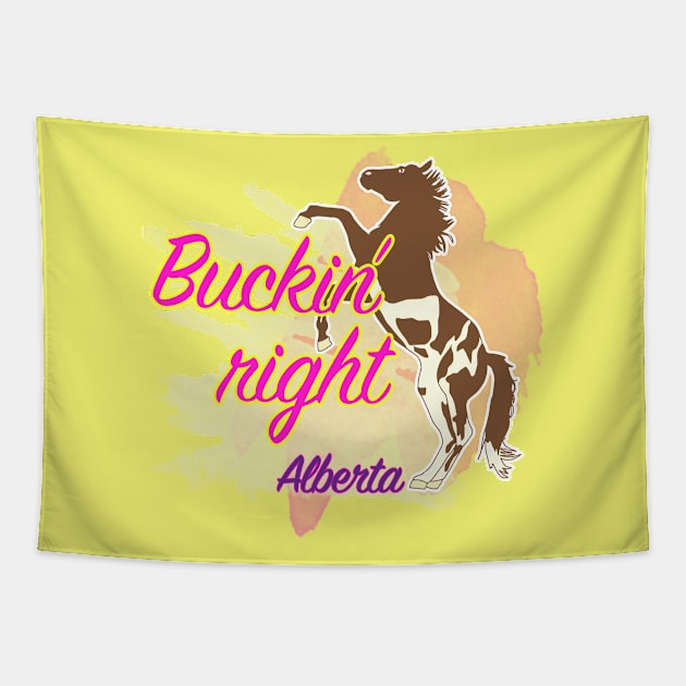 8ts Buckin' Right Tapestry by kewlwolf8ts