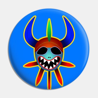 Taino Mask Pin