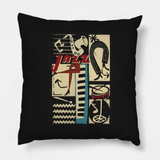 the jazz rythm Pillow