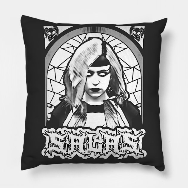 SALAS ''UNDEAD SAVIOR'' Pillow by KVLI3N