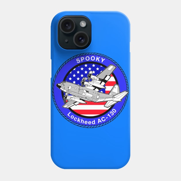 AC-130 SPOOKY LOGO Phone Case by theanomalius_merch