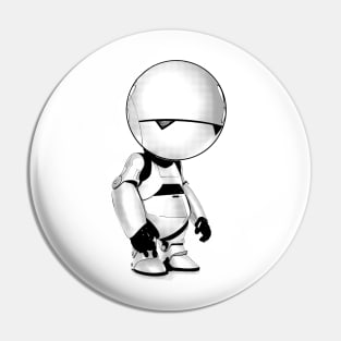 Marvin The Paranoid Android (film) Pin