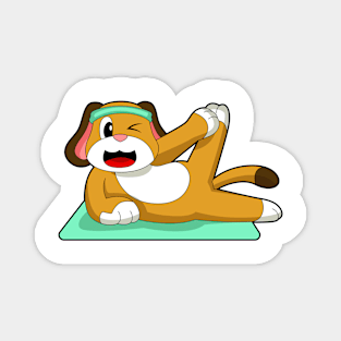 Dog Yoga Yoga mat Fitness Magnet