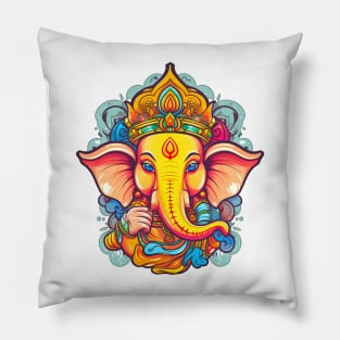 Ganesh Vector 4 Pillow