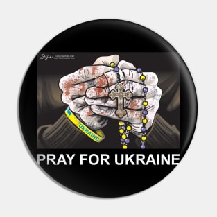 Pray for Ukraine Pin