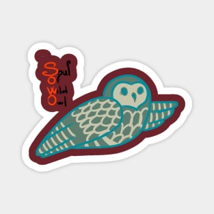 Soul Of Wild Owl Magnet