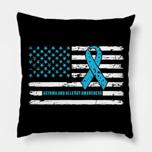 Asthma and Allergy Awareness Pillow