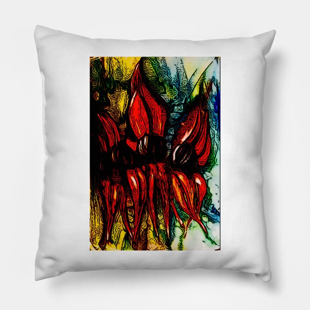 desertpea edit Pillow by Pipsilk