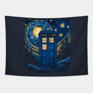 Tardis Travels Tapestry